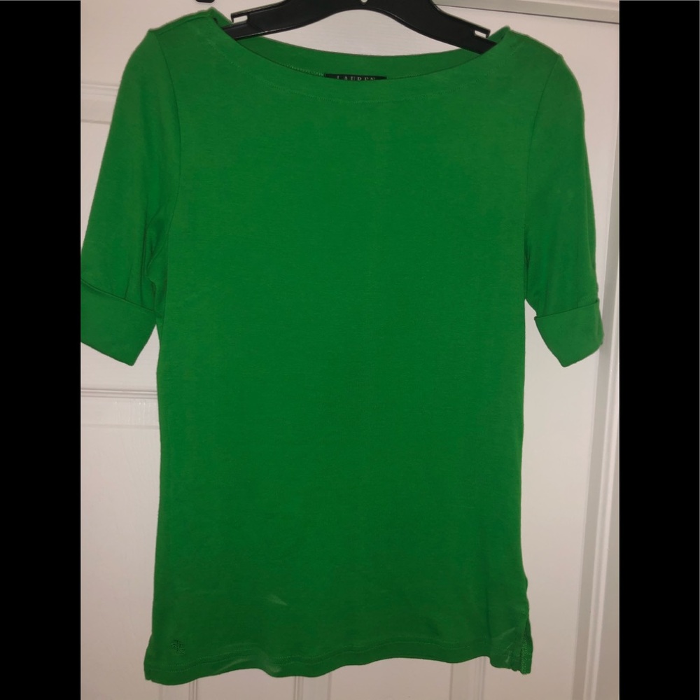 💕Ralph Lauren Top. “Almost” brand new, medium